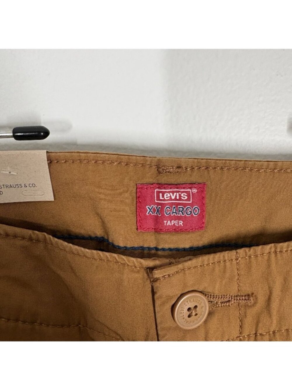 Levi’s Men Size 34x30 Brown Stretch Casual Chino XX Cargo Taper Pants NWT - Picture 8 of 13